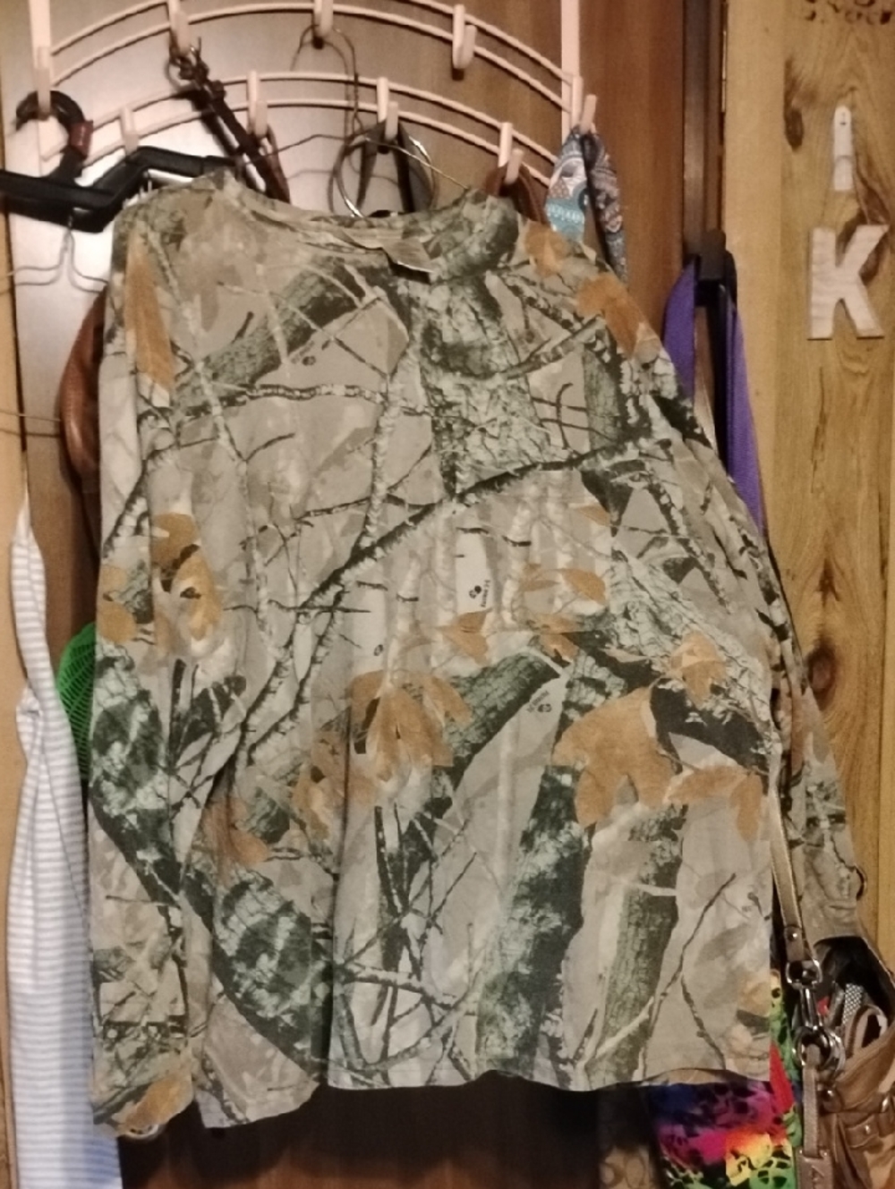 Men's Outfitters Ridge Size 2 XL Camouflage Long Sleeve Tee Shirt